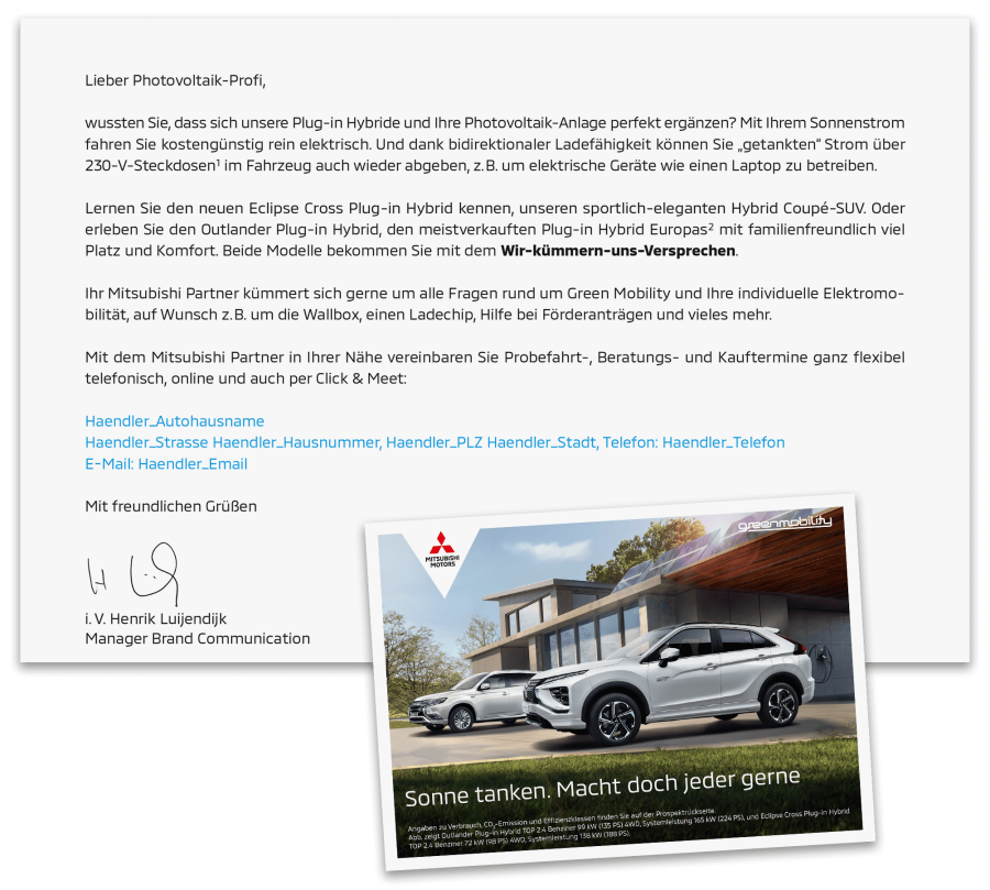 Akquise-Mailing mit KI