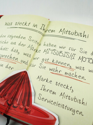 Mitsubishi KKP Notizbuch 5