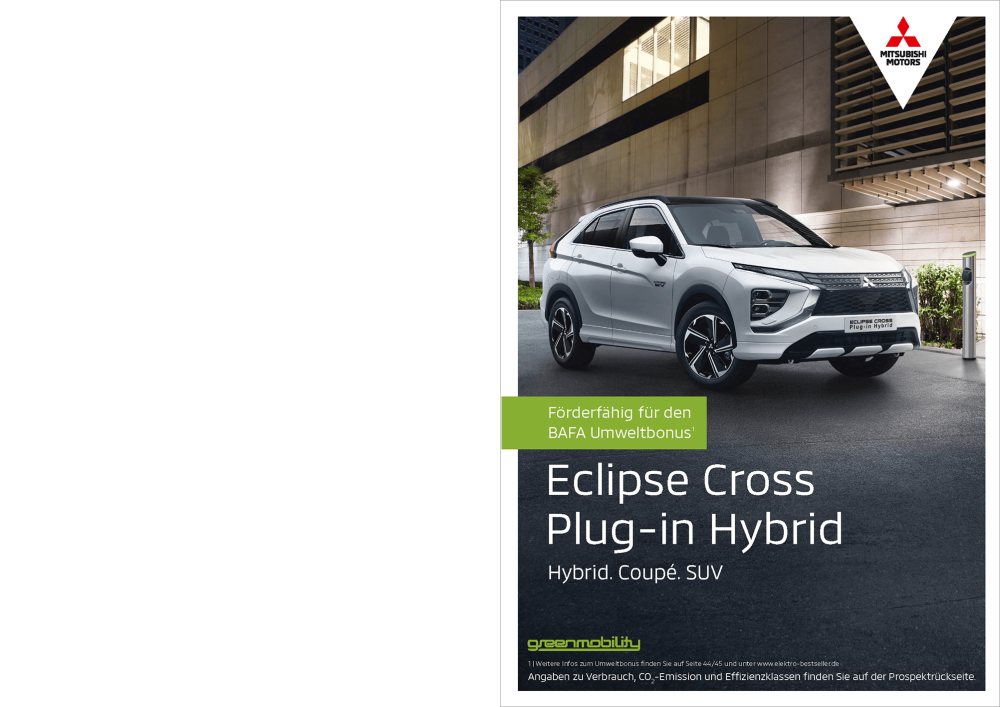 Modellprospekt Eclipse Cross Plug-in Hybrid