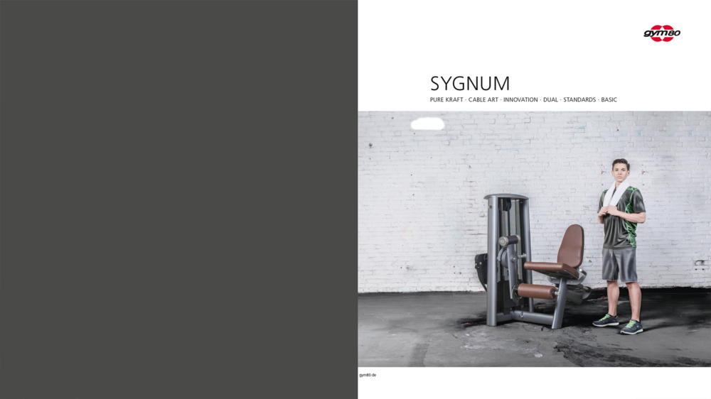 Gym80 Literaturkonzept Broschuere Sygnum