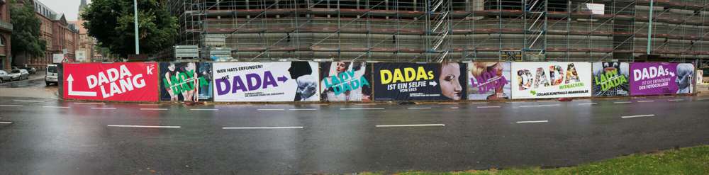 Kunsthalle Mannheim Hannah Hoech Bauzaun